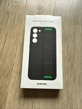 Genuine Official Samsung Galaxy S23+ Plus Silicone Grip Case Cover Black