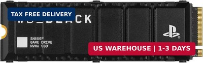 WD BLACK 2TB SN850P NVMe M.2 SSD Officially Licensed Storage Expansion for PS5
