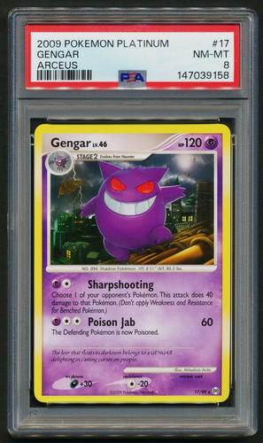Gengar graded PSA 8 for sale on eBay