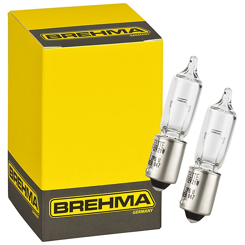 2x BREHMA Classic H21W 12V 21W Halogen Lampe Birne Glühlampe BAY9s