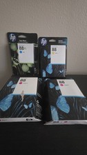 HP 88 Ink Cartridges Set of 4, 1 Xl cyan, 2 Magenta , 1Yellow.