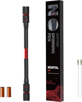 Mortal Spinning Pen Mod by Mr. Nope - Professional Anti-Slip Trick Pen, Red