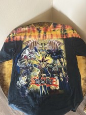 Vintage 90s Yu-Gi-Oh Card Game Boys T Shirt 1990s Size 2XL Youth Yugioh