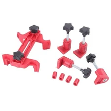 Dual Cam Clamp Camshaft Engine Timing Lock Tool Gear Wheel Kit RED&BLACK Auto