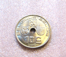 1938 Belgium 10 Centimes unc Coin