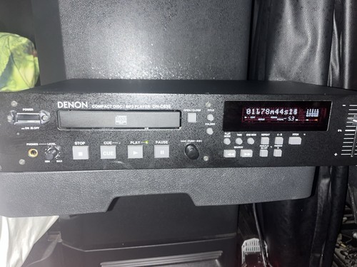 Denon DN-C635 Single CD/MP3 Player Black Built-In CD Player w/ Pitch Control