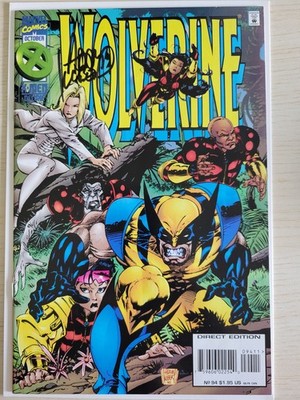 Marvel Comics X-Men Deluxe WOLVERINE # 94 October 1995 SIGNED by Adam Kubert