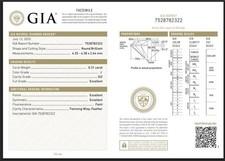 GIA Certified 0.31 Ct 100% Natural J/SI Clarity Diamond Loose Round 4 mm Size 991.00 per carat
