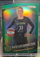 Katie Lou Samuelson 2025 Panini Prizm WNBA - Green Prizm #82 Seattle Storm