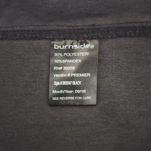 Pantalones Cortos Burnside Para Hombre Negros Doom Rider Logo Cremallera Bolsillo Talla 36 - Imagen 8 de 14