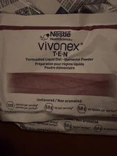 Nestle Vivonex T.E.N Oral Supplement Unflavored 2.84 oz - Individual Packets 16 