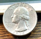 1936 Washington Quarter Nice Original AU CHRC