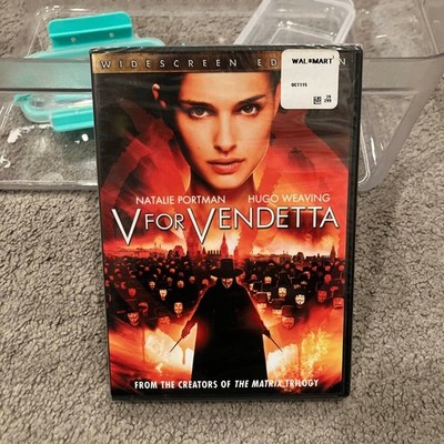 V For Vendetta 2005 Warner Bros Widescreen DVD New Factory Sealed