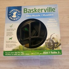 For LARGE Dogs  Baskerville Ultra Muzzle for Dogs, Size 5  Open Box