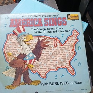 Disneyland Record America Sings Disneyland Attraction Soundtrack Vinyl 1974