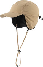 Waterproof Men's Winter Hats with Visor Warm Fleece Lined Baseball Cap Earflaps