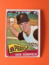 🔥 EX+ Vintage Topps 1965 Dick Schofield #218 Pittsburgh Pirates Baseball Card