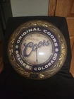 Vintage 1990s Coors Original Bar Clock Beer Sign