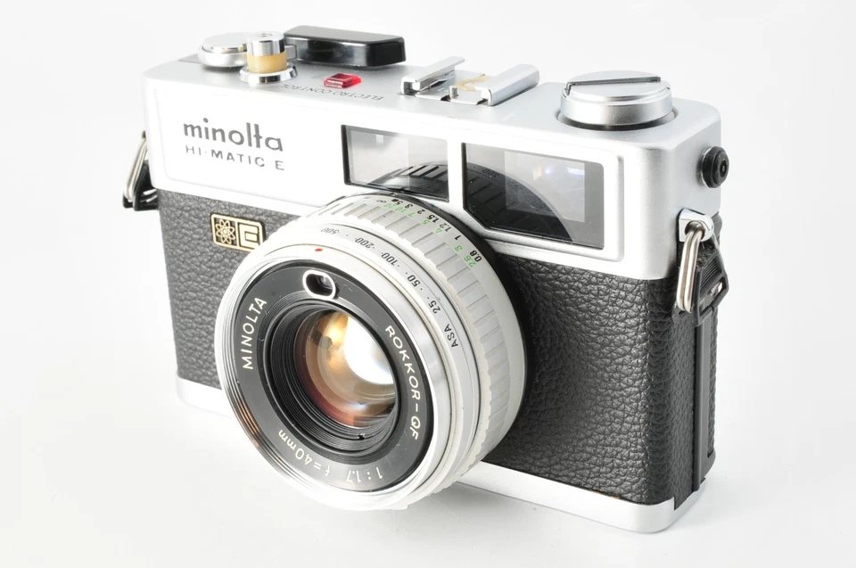 [N MINT ] MINOLTA Hi-Matic E Rangefinder 35mm Film Camera 40mm f 1.7 Japan #1081 - Image 2 of 4
