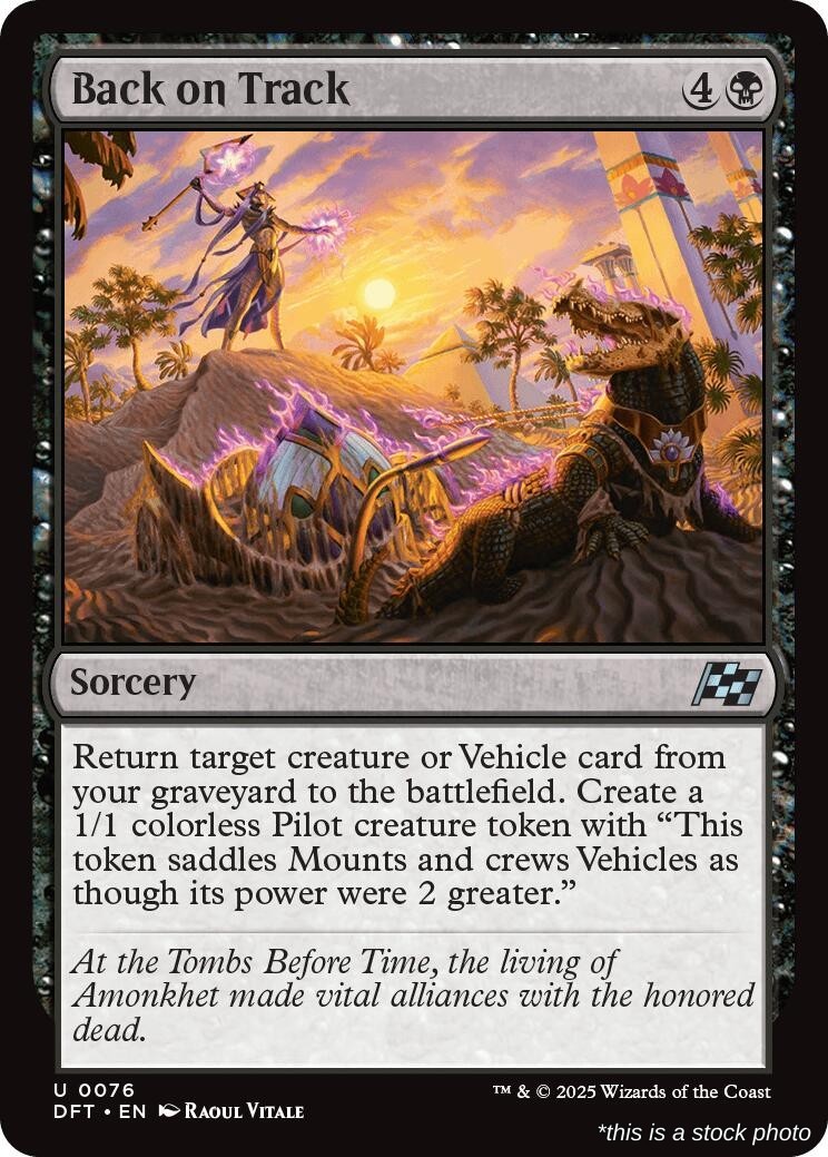 Back on Track (DFT 76), Normal, Aetherdrift, MTG