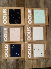 Snoo Happiest Baby Sheet Black Stars Fitted for Snoo Sleeper Crib Mattress