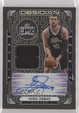 2020-21 Obsidian Matrix Material Electric Etch Purple /49 Ivica Zubac Auto j3z