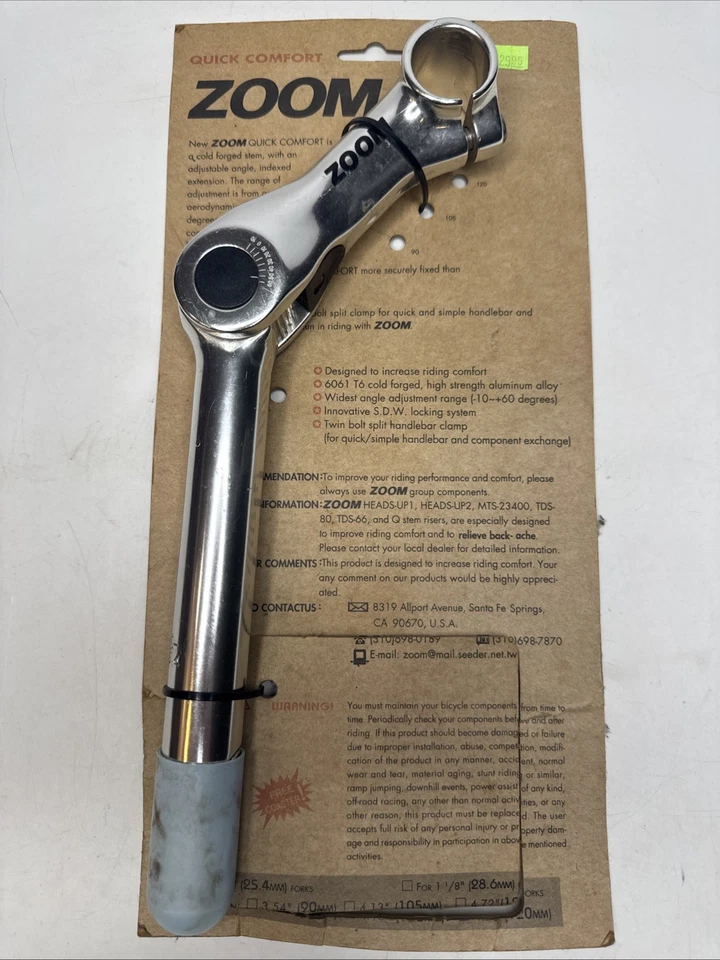 Zoom Quick Comfort Extensión Ajustable 120mm 180 Longitud 80-150 Deg #u3 Foto 3 de 4