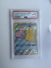 Slowpoke & Psyduck Gx 218/236 PSA 10 Unified Minds Pokemon Tag Team Sun & Moon on eBay