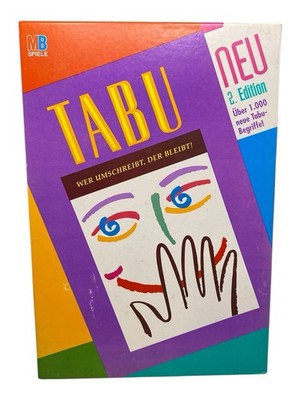 TABU 2. Edition | MB Spiele | Ratespiel Familienspiel 1994 Retro | Vollständig