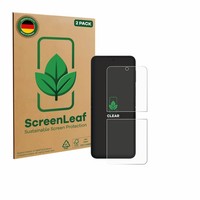 2X ScreenLeaf Displayschutzfolie FüR Samsung Galaxy Z Flip 7 FE Nachhaltig