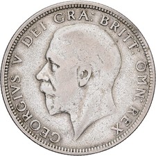#639734 Great Britain, George V, Florin, Two Shillings, 1929, Silver, VF, KM:8