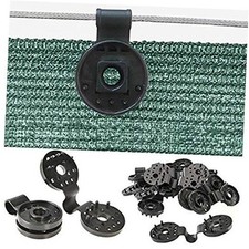 Shade Cloth Clips, 50PC Garden Fabric Sunscreen Net Lock Grip Grommet, 50PCS