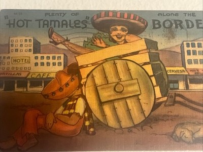 1948 Postcard South Of The Border Postcard To Don Vingino