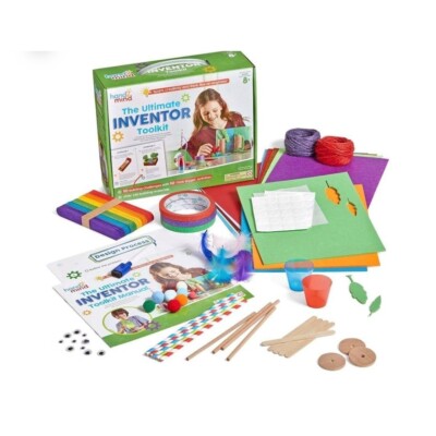 hand2mind Ultimate Inventor Toolkit, for Ages 8 and Up, 10 Building ...