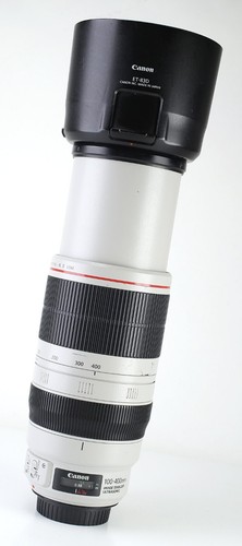 Canon EF 100-400mm Mark II F4.5-5.6 L IS USM Lens EOS DSLR F&R Cap & Hood - Picture 2 of 15