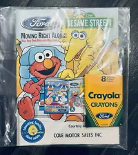 Ford Motor Company & Sesame Street Safety Magazine With Ford Crayola Crayons