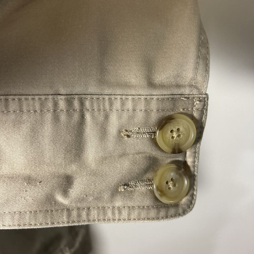 Old Navy Womens Jacket Trench Coat Size XL Belted Pockets Collar 100% Cotton EUC - Picture 6 of 10