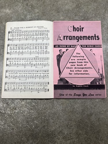 6-Vintage Gospel Songbook Choir Hymnal Songs You Love # 1,2,3,4,5,6 1950’s-60’s - Picture 17 of 18