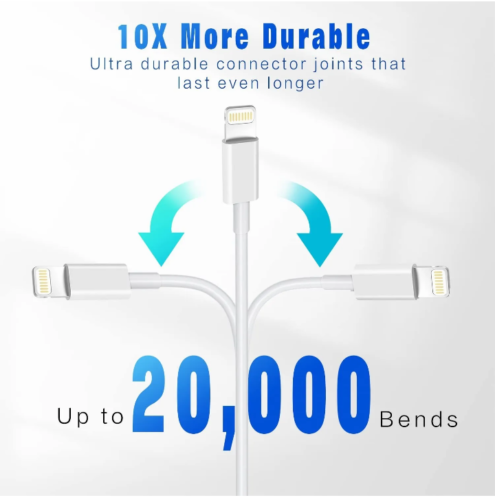 iPhone Charger Fast Cable For Apple USB Lead 5 6 7 8 X XS XR SE 11 12 Pro + - Picture 8 of 11