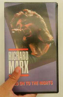 VHS Video Kassette Richard Marx Hold on to the nights