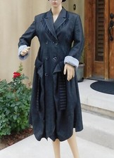 Vintage-inspired Coat By High Use By Claire Campbell, Gray-multi, 6us/10uk, Epc