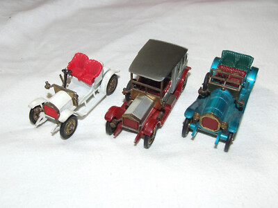 Matchbox 3x Models of Yesteryear 1909 Thomas & Opel + 1912 Rolls-Royce gebraucht