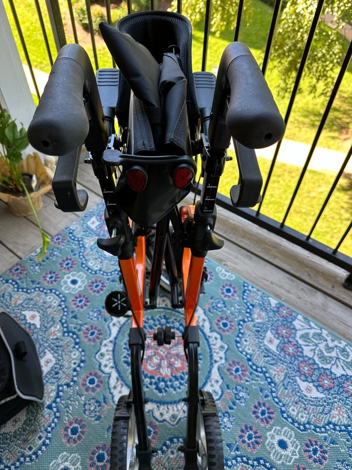 ELENKER 2 in 1 Rollator Walker & Transport Chair, Folding Wheelchair eBay