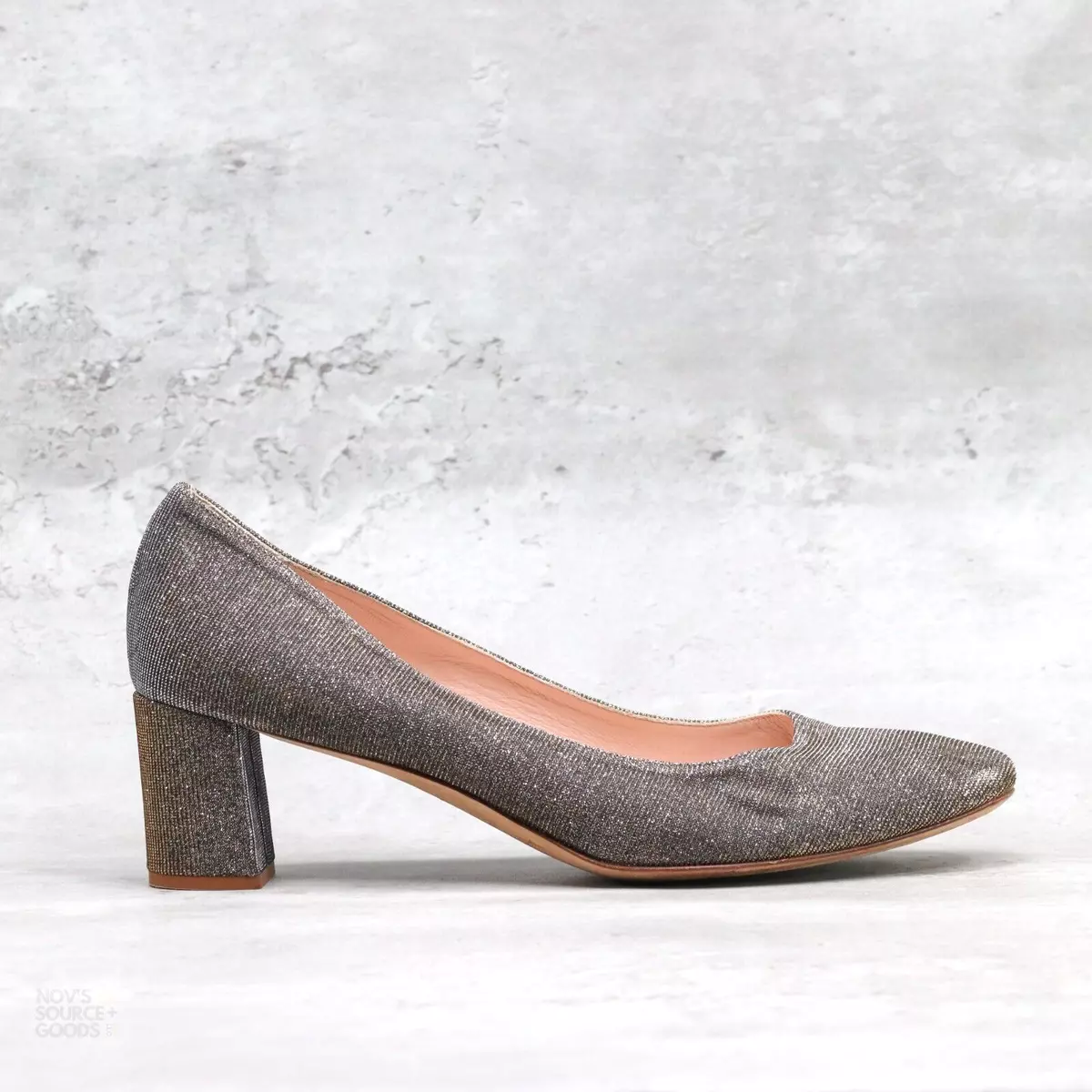 Kate Spade Dolores Womens 11M Silver Gold Glitter Sparkly Pumps Made in Italy