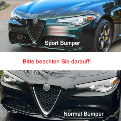 Kühlergrill Grill passt für Alfa Romeo Giulia 952 Standard Bumper carbon Schwarz