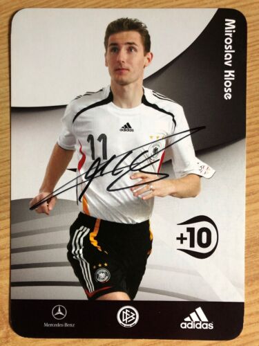Miroslav Klose Ak DFB 2006 Autograph Card Original Signed 2