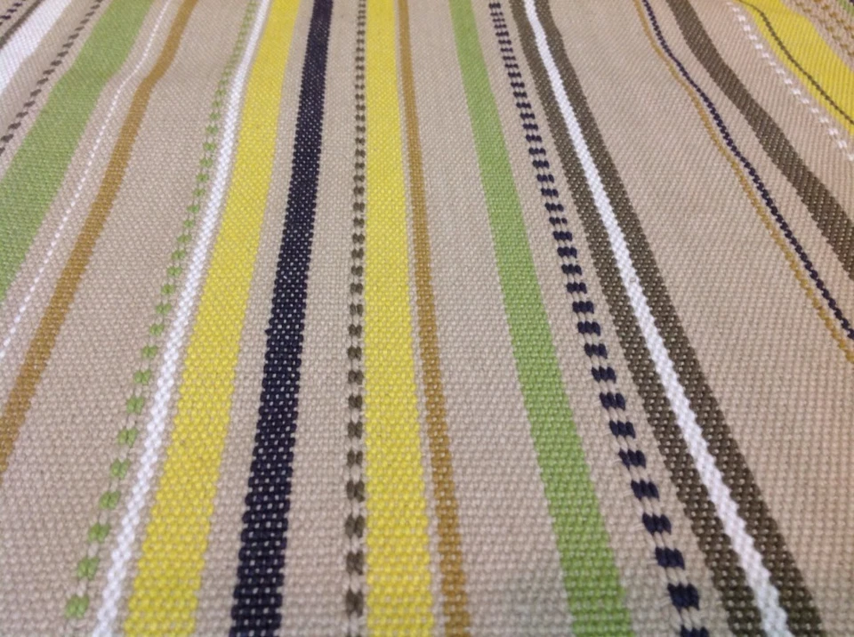 Tela de tapicería a rayas tejida Kravet-rayas Cusco/pistacho (32507-316) 1,30 yardas Foto 2 de 3