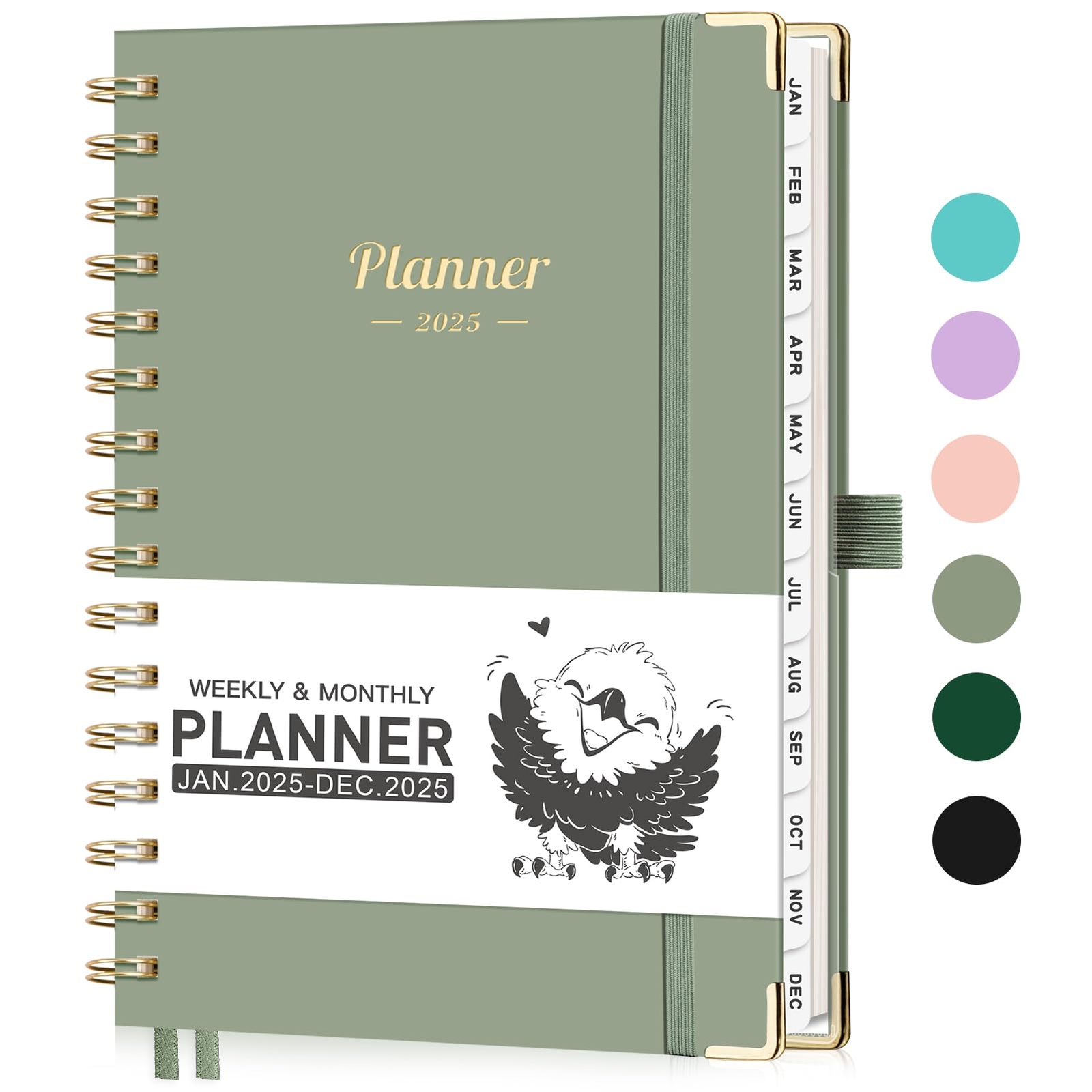 AHGXG 2025 Planner Weekly and Monthly Calendar Planner 2025 Jan 2025 - Dec 20...