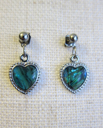 Blue\ Green Paula Abalone Shell Drop Studs, Earrings - NEW. - Picture 24 of 88