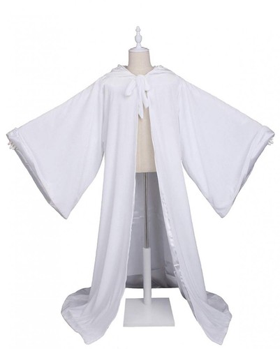 LuckyMjmy Velvet Wizard Robe with Satin Lined Hood and Sleeves - Picture 8 of 130